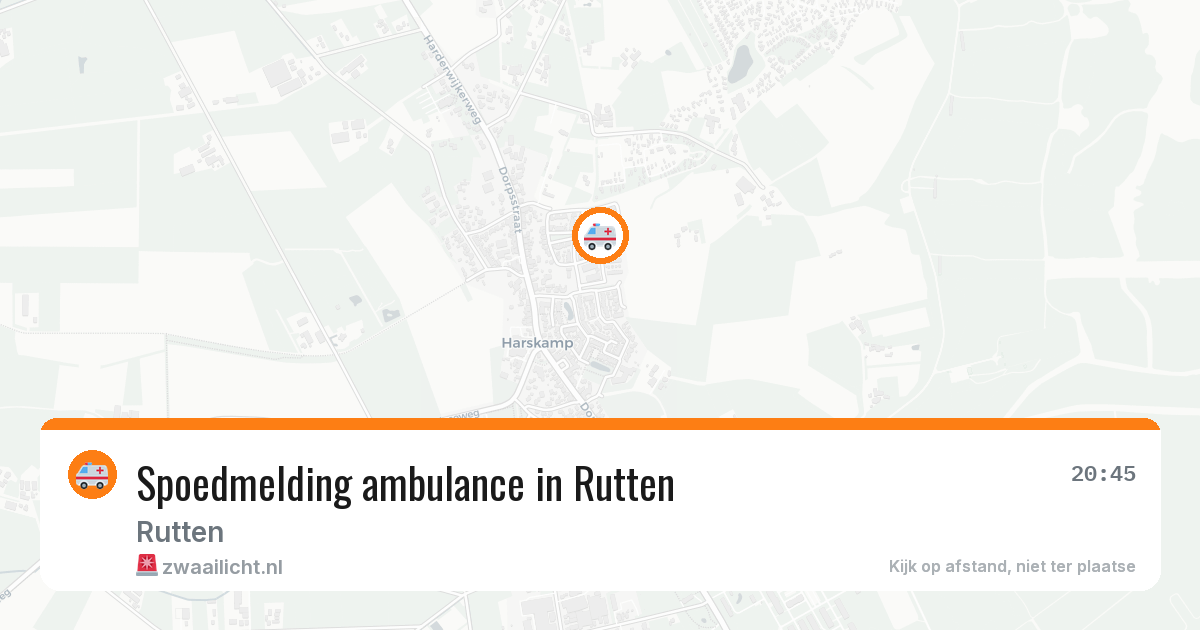 Spoedmelding ambulance in Rutten — 16 jan 2026