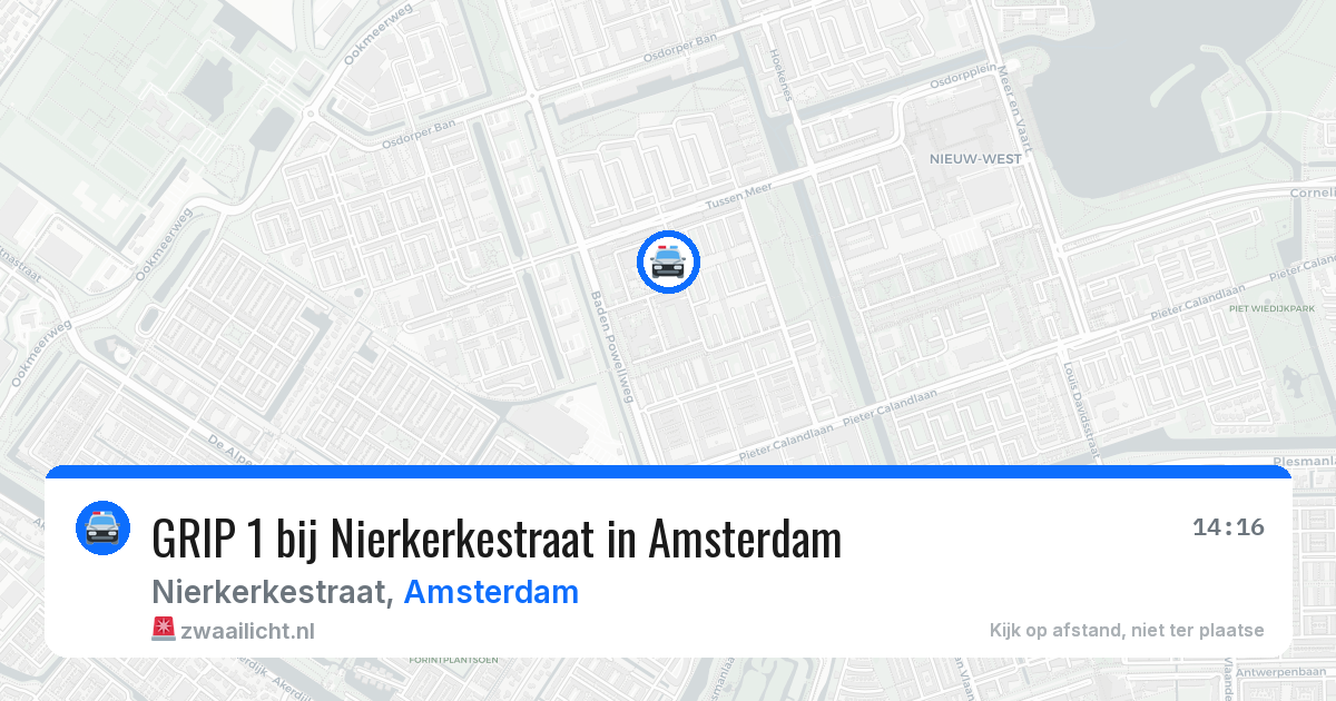 GRIP 1 bij Nierkerkestraat in Amsterdam — 28 jul 2026