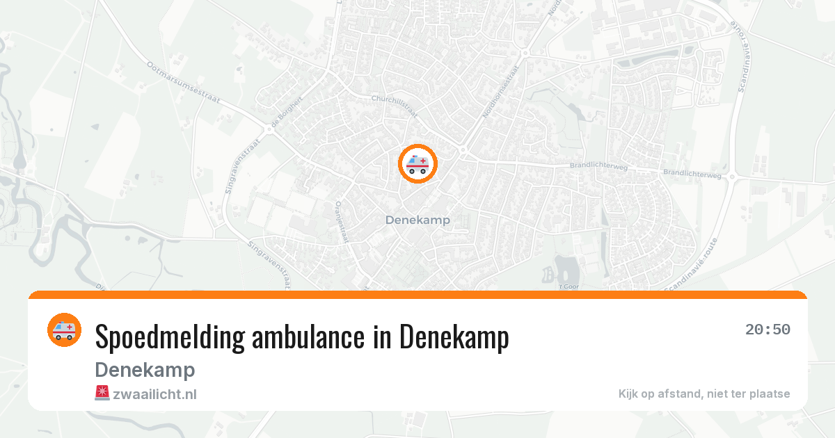 Spoedmelding ambulance in Denekamp — 14 jul 2026