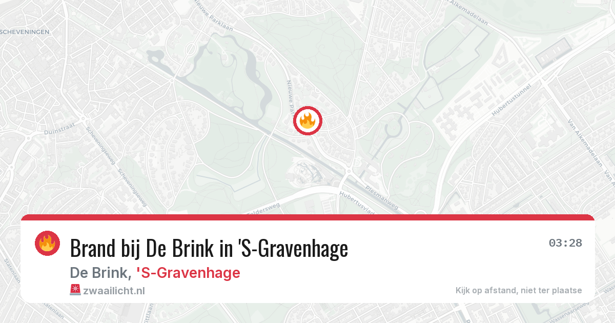 Brand bij De Brink in 'S-Gravenhage — 7 apr 2026