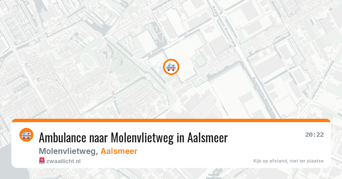 Ambulance naar Molenvlietweg in Aalsmeer — 18 jun 2026