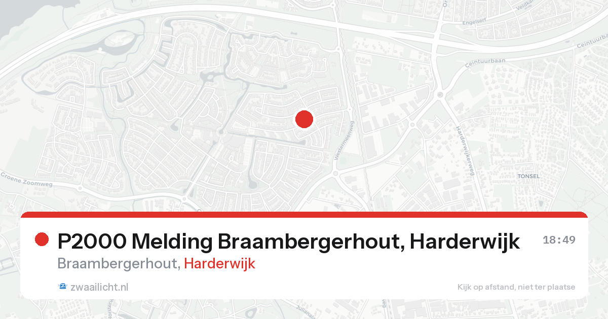 P2000 Melding Braambergerhout, Harderwijk — 7 feb 2026