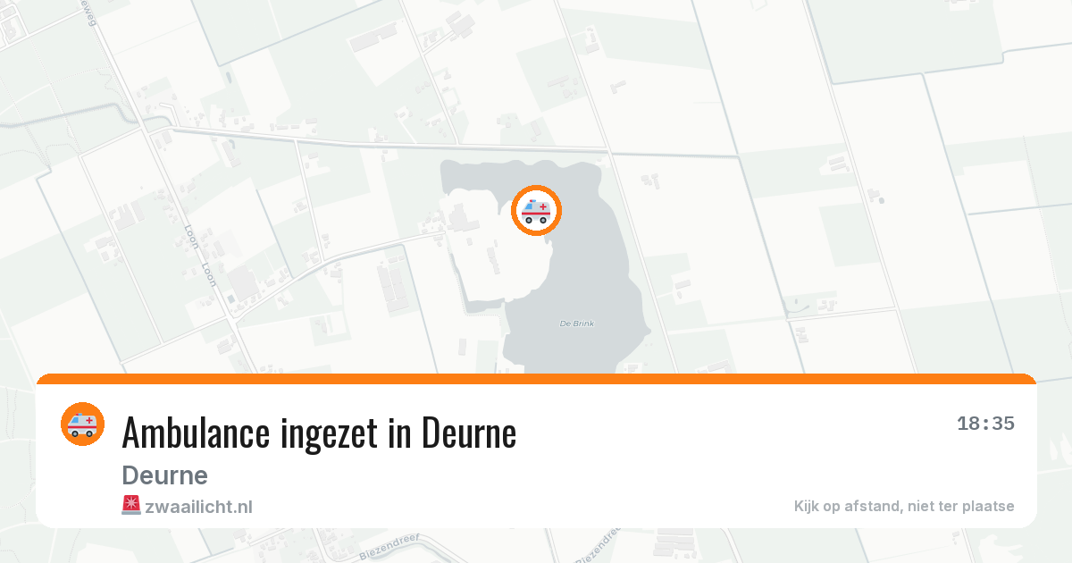 Ambulance ingezet in Deurne — 2 mrt 2026