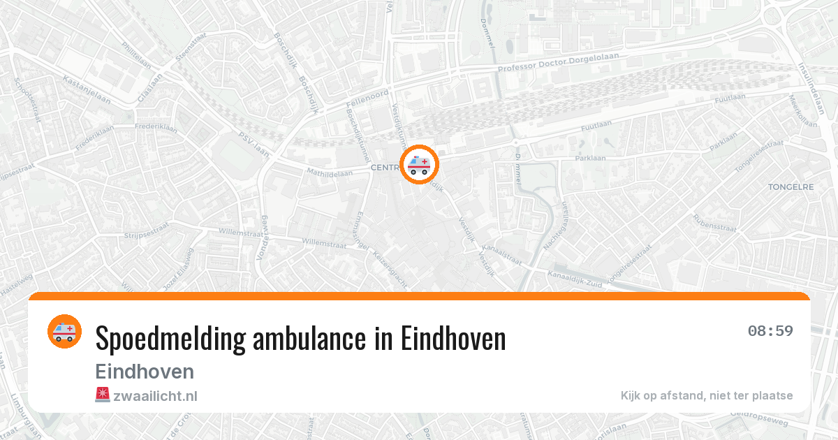 Spoedmelding ambulance in Eindhoven — 11 jun 2026