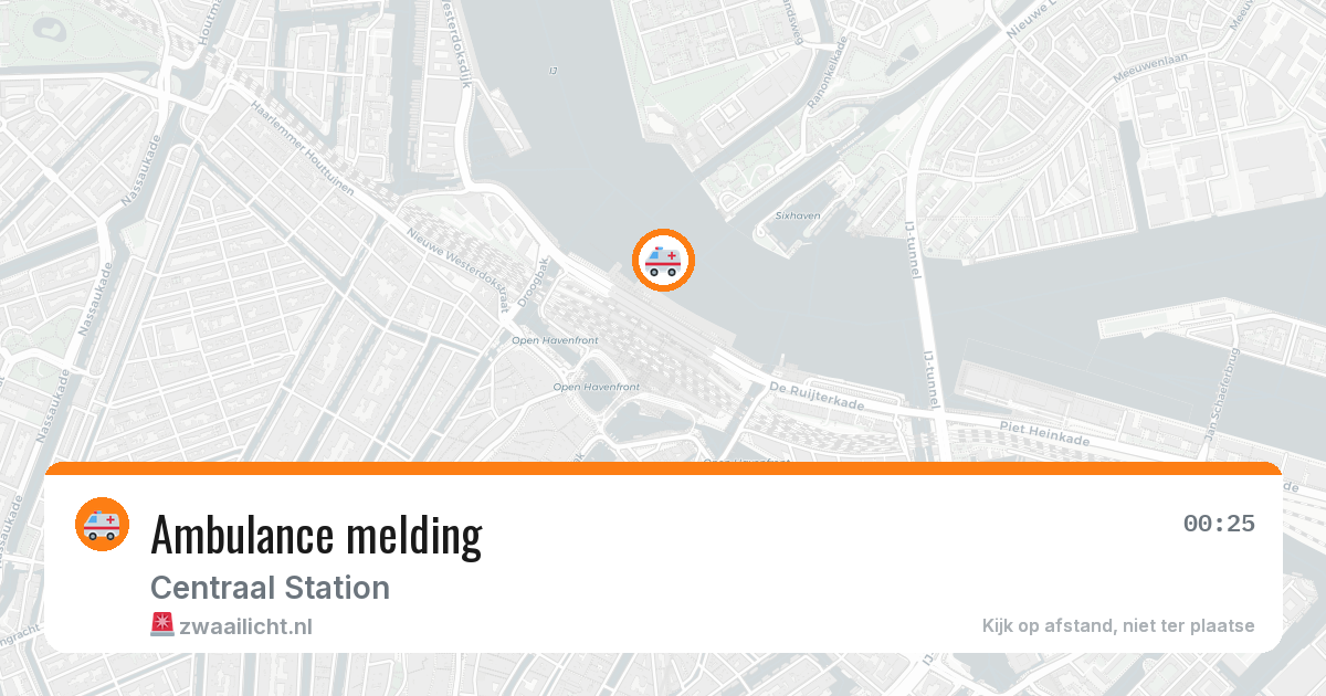 Ambulance melding — 16 mei 2026