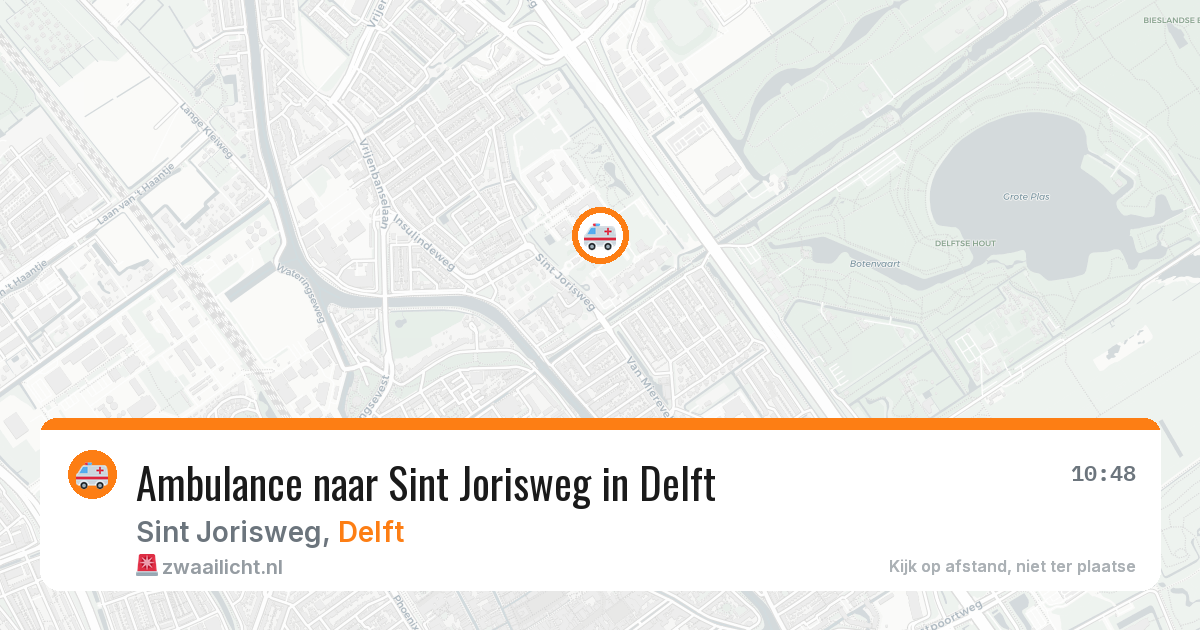 Ambulance naar Sint Jorisweg in Delft — 20 feb 2026