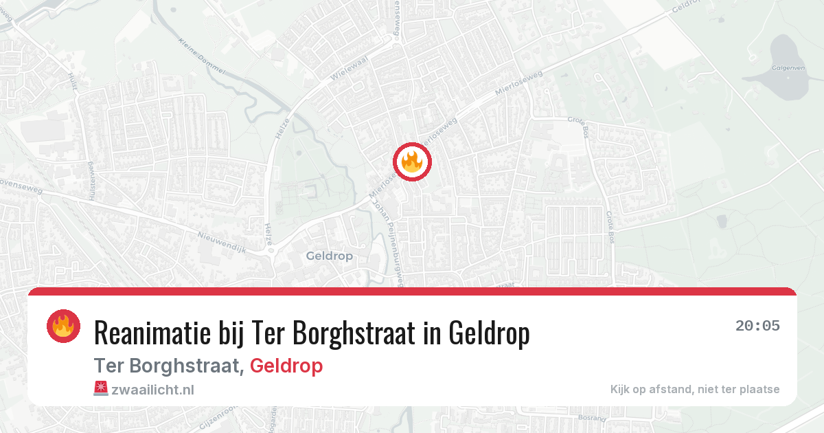 Reanimatie bij Ter Borghstraat in Geldrop — 21 mrt 2026