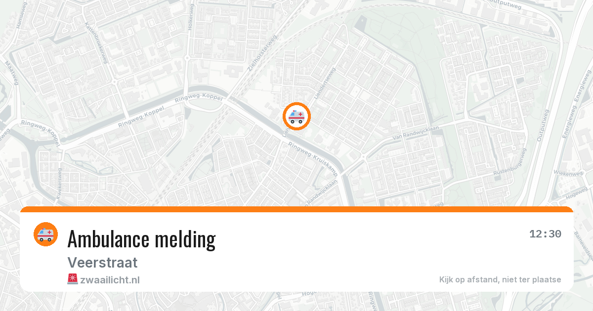 Ambulance melding — 22 jan 2026