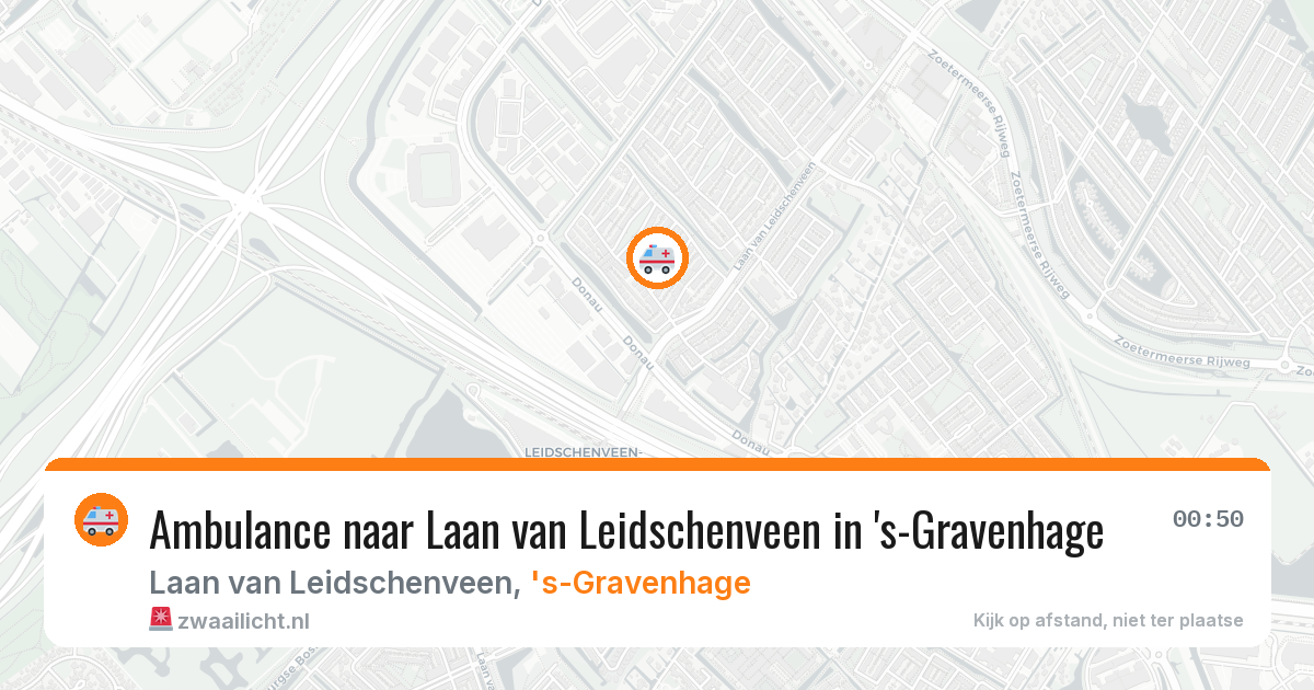 Ambulance naar Laan van Leidschenveen in 's-Gravenhage — 1 jul 2026