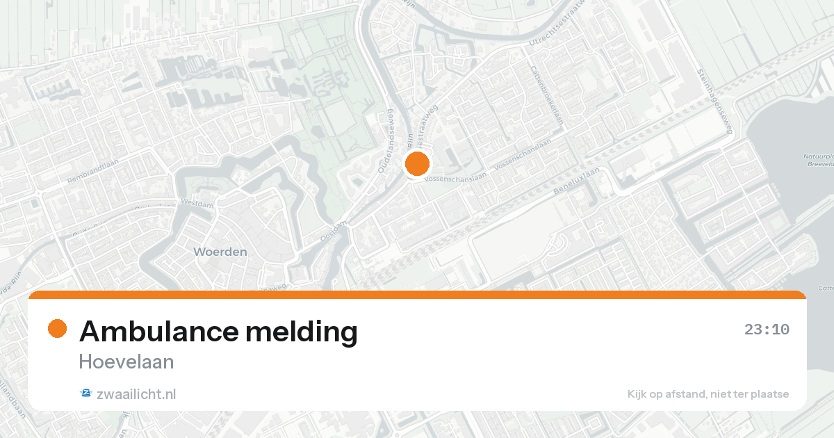 Ambulance melding — 31 mei 2026