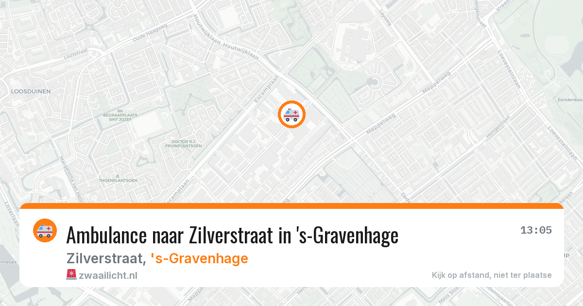 Ambulance naar Zilverstraat in 's-Gravenhage — 18 jun 2026