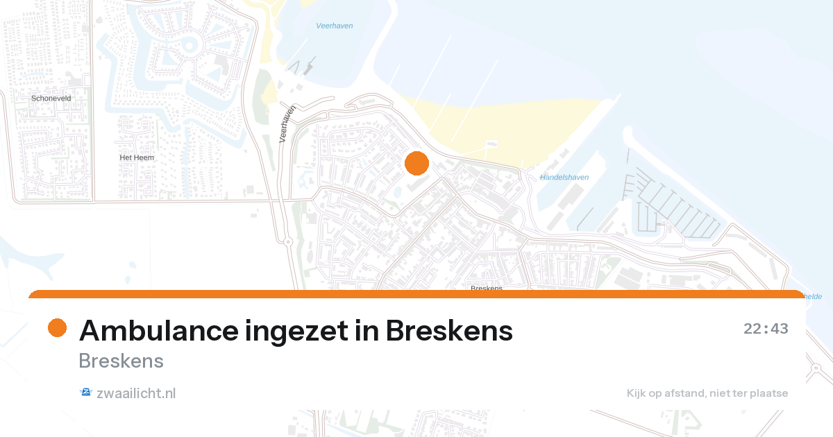 Ambulance ingezet in Breskens — 31 jan 2026