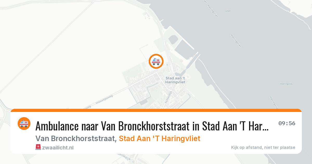 Ambulance naar Van Bronckhorststraat in Stad Aan 'T Haringvliet — 28 jul 2026