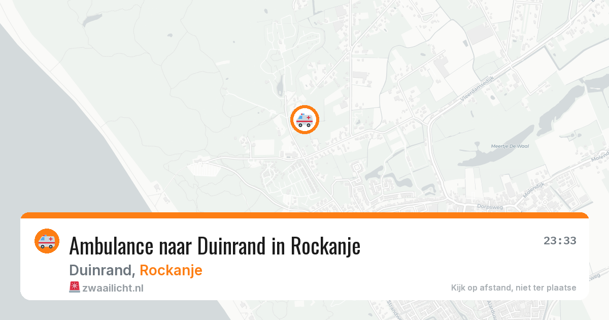 Ambulance naar Duinrand in Rockanje — 11 aug 2026