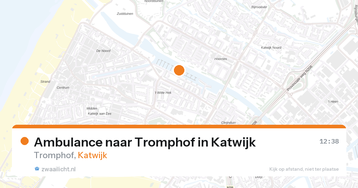 Ambulance naar Tromphof in Katwijk — 6 mrt 2026