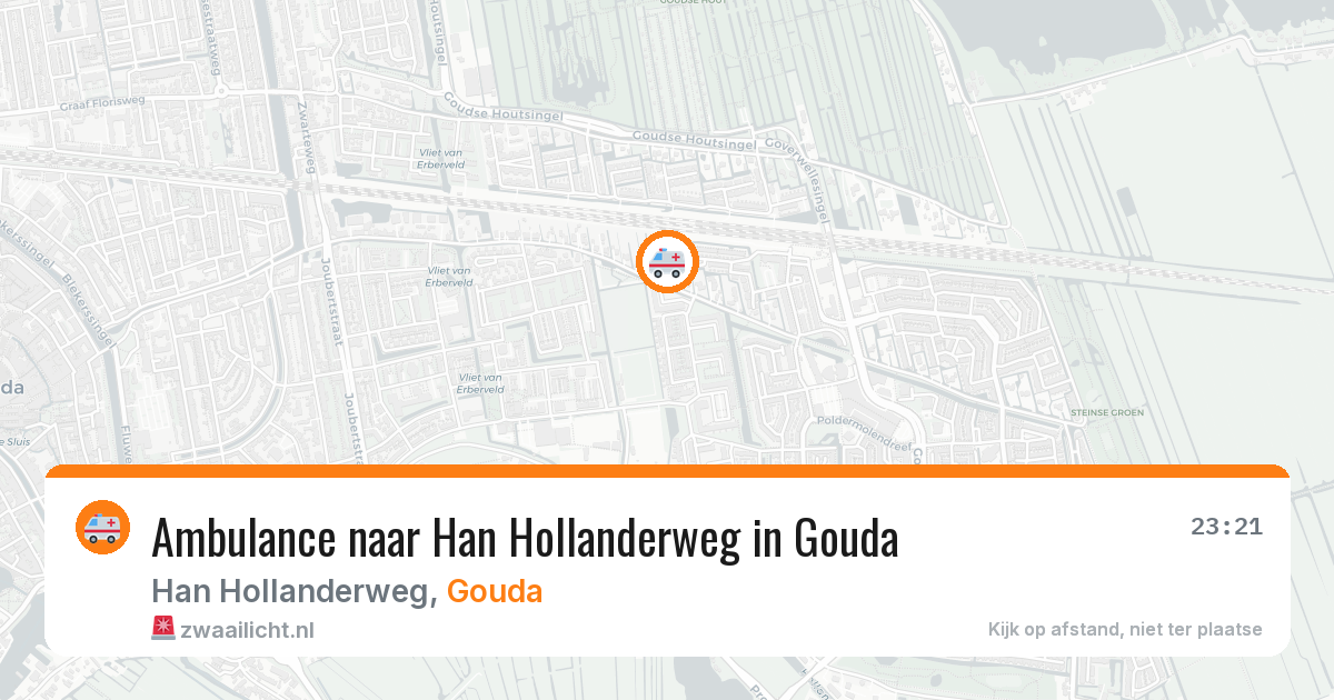 Ambulance naar Han Hollanderweg in Gouda — 16 mei 2026