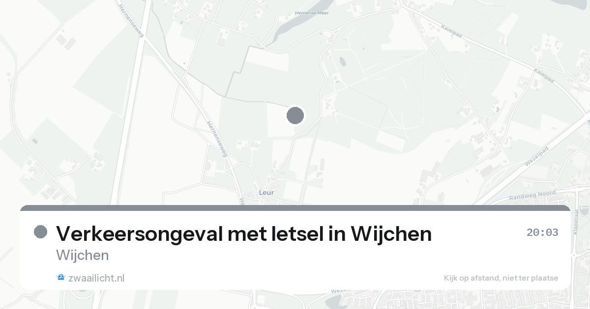 Verkeersongeval met letsel in Wijchen — 30 jun 2026