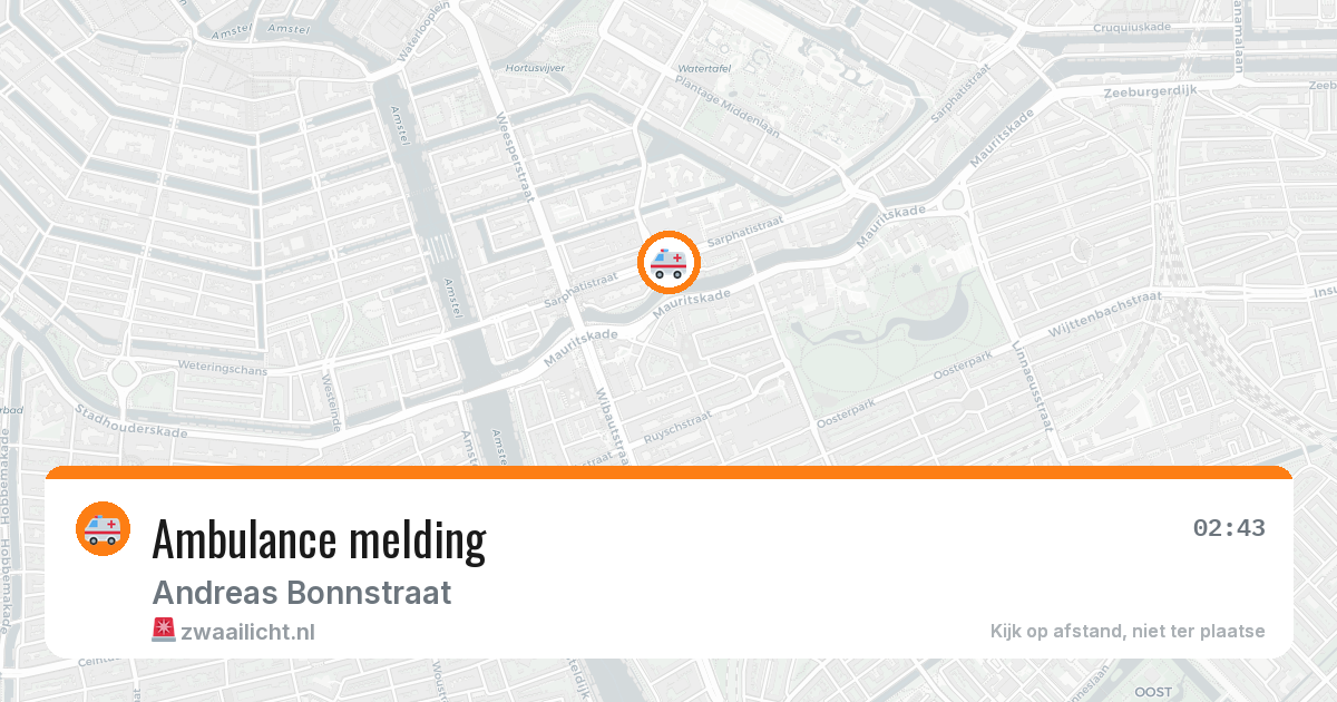 Ambulance melding — 4 apr 2026