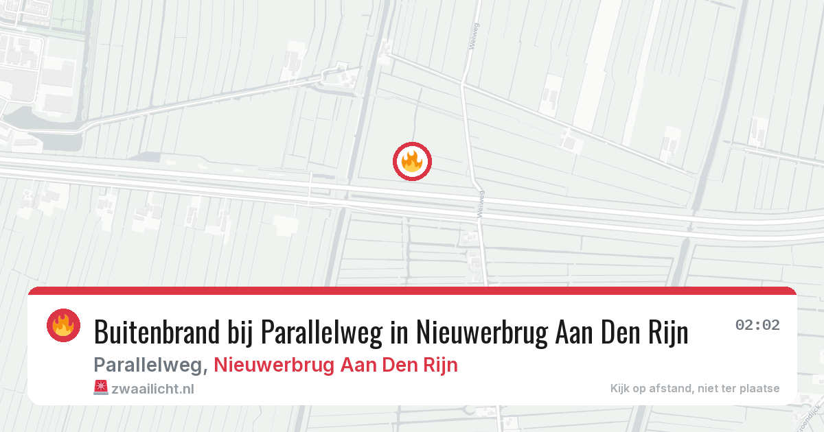 Buitenbrand bij Parallelweg in Nieuwerbrug Aan Den Rijn — 28 jul 2026