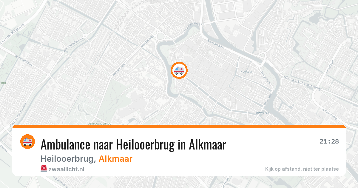 Ambulance naar Heilooerbrug in Alkmaar — 8 feb 2026