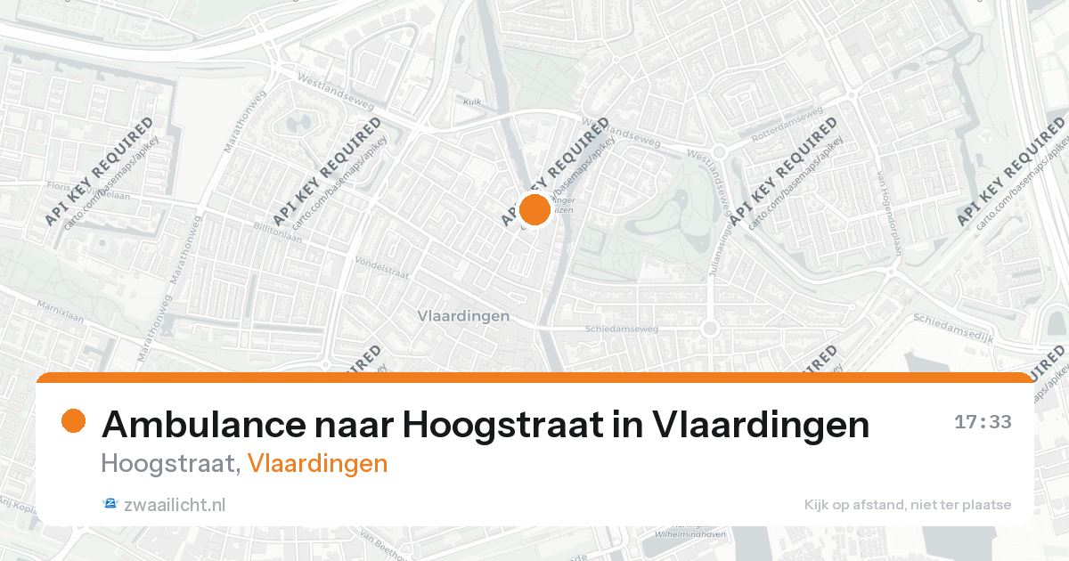 Ambulance naar Hoogstraat in Vlaardingen — 26 aug 2026