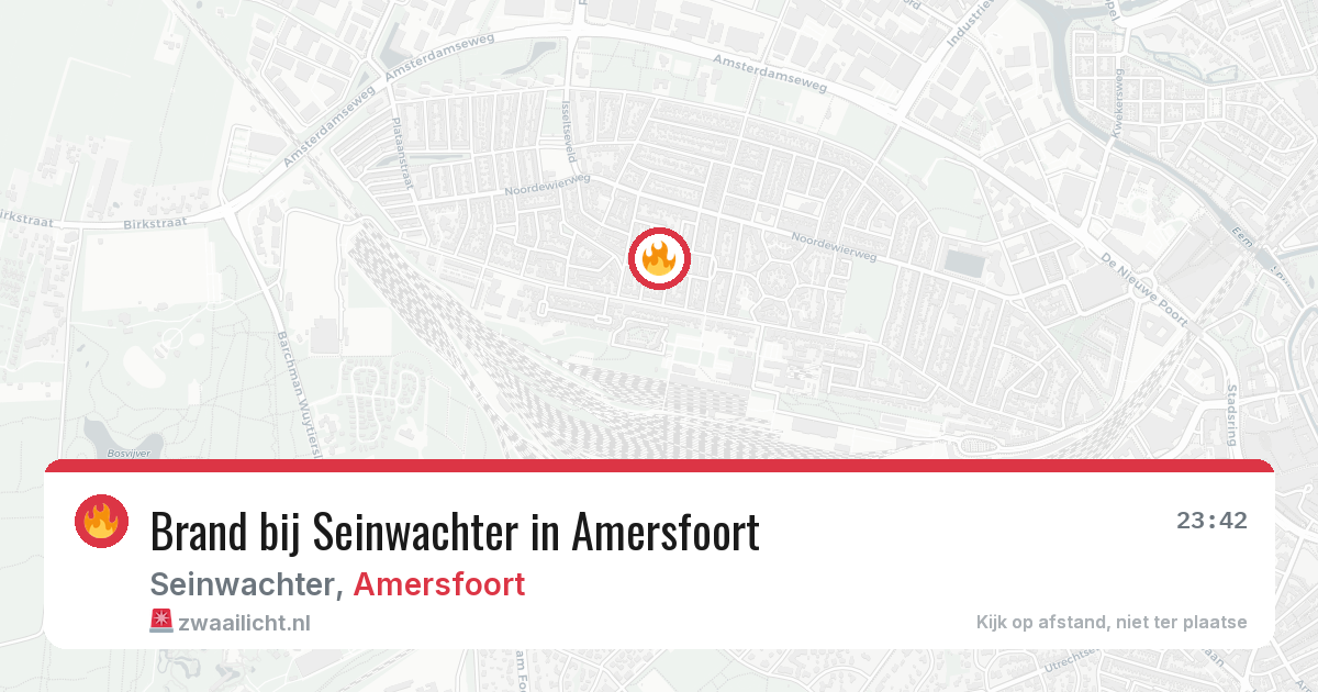 Brand bij Seinwachter in Amersfoort — 5 mei 2026