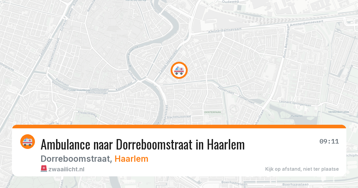 Ambulance naar Dorreboomstraat in Haarlem — 30 jan 2026