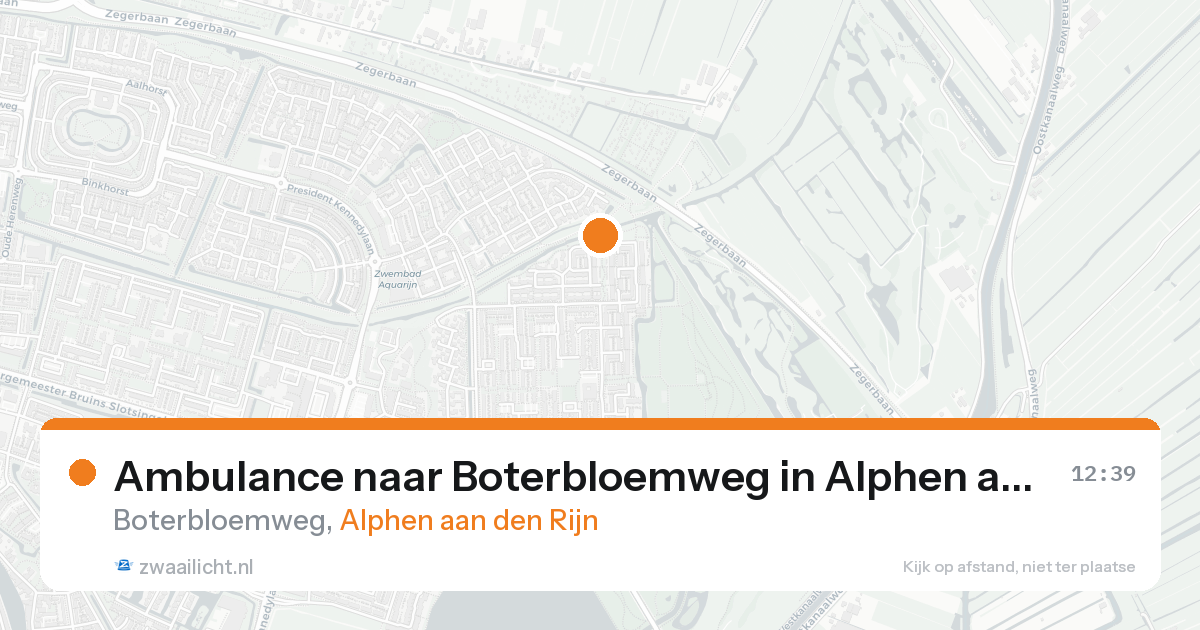 Ambulance naar Boterbloemweg in Alphen aan den Rijn — 7 feb 2026