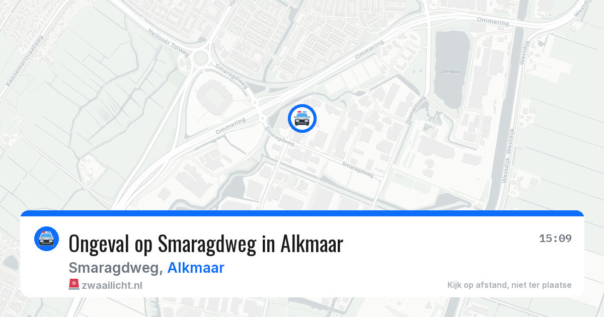 Ongeval op Smaragdweg in Alkmaar — 17 mei 2026