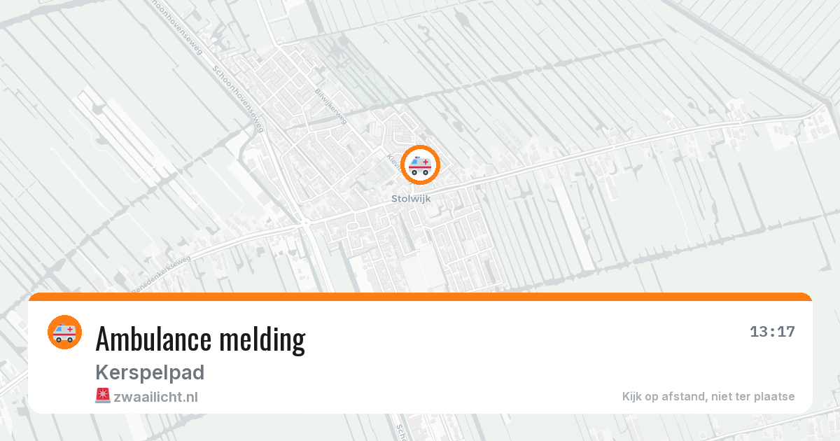 Ambulance melding — 8 feb 2026