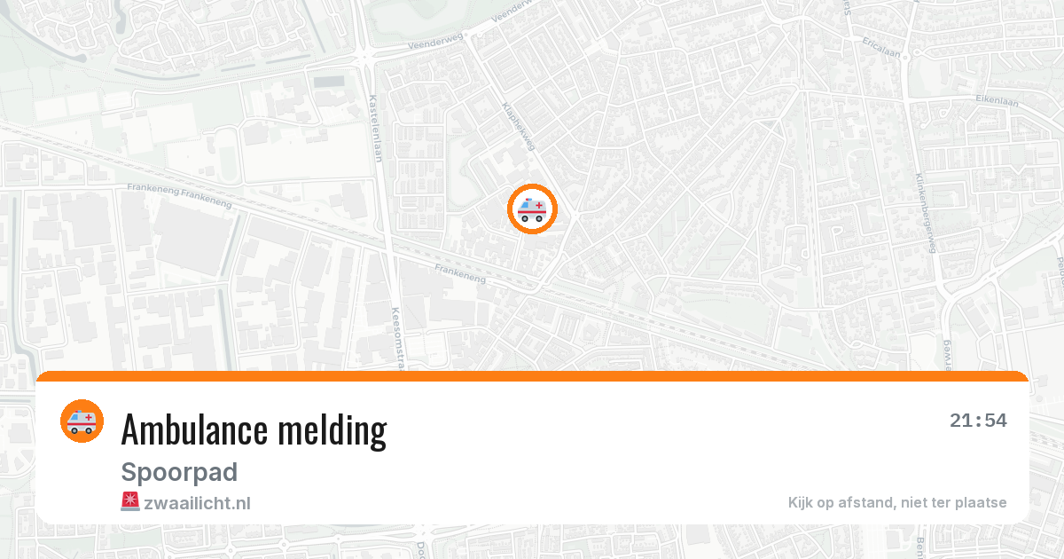 Ambulance melding — 14 jul 2026
