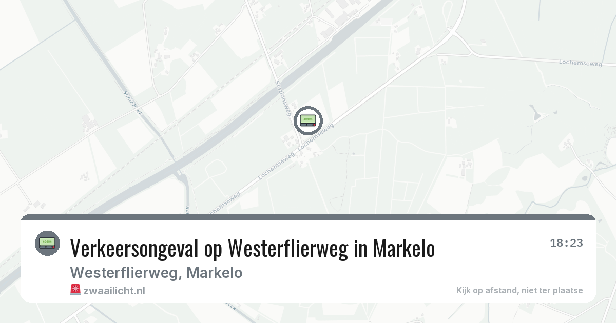 Verkeersongeval op Westerflierweg in Markelo — 2 aug 2026