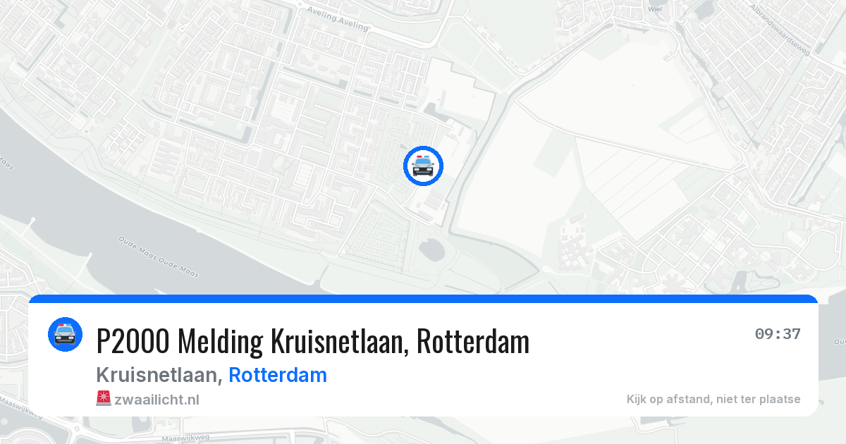P2000 Melding Kruisnetlaan, Rotterdam — 15 jul 2026