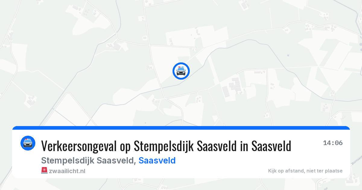 Verkeersongeval op Stempelsdijk Saasveld in Saasveld — 5 feb 2026