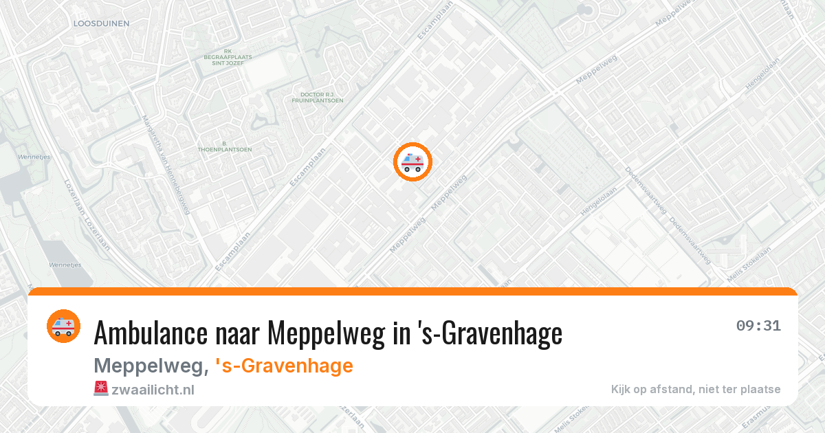 Ambulance naar Meppelweg in 's-Gravenhage — 18 feb 2026