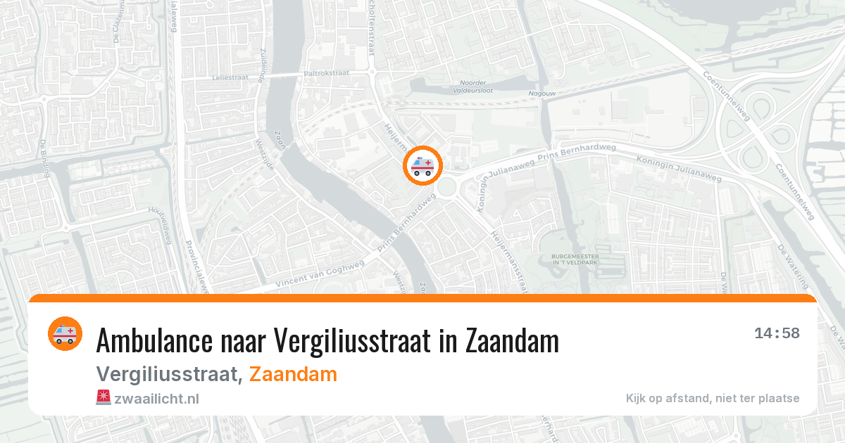 Ambulance naar Vergiliusstraat in Zaandam — 3 feb 2026