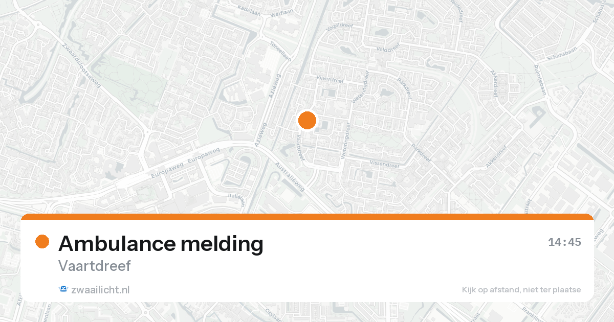 Ambulance melding — 7 feb 2026