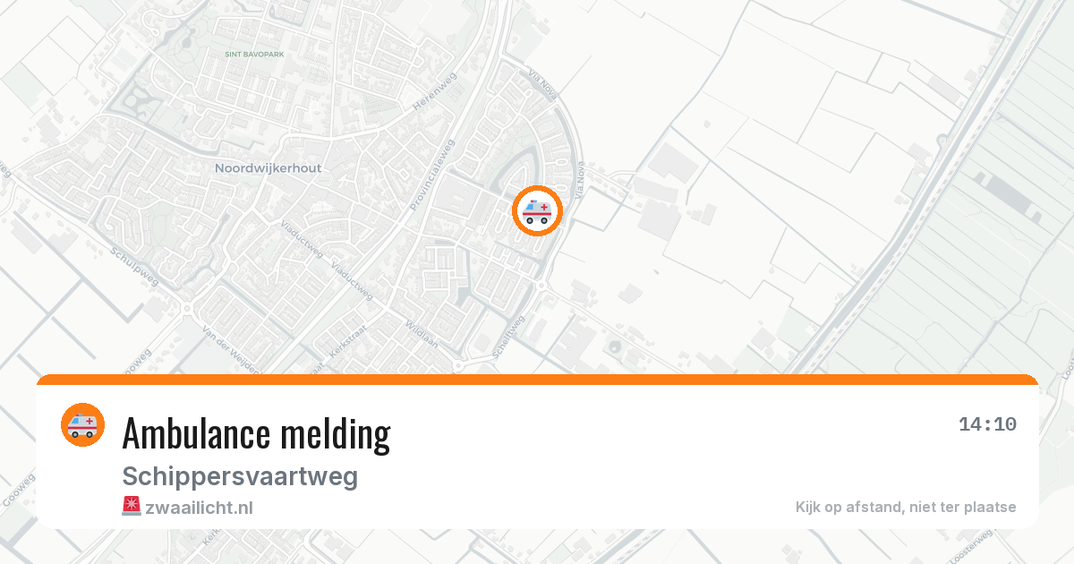 Ambulance melding — 9 mei 2026