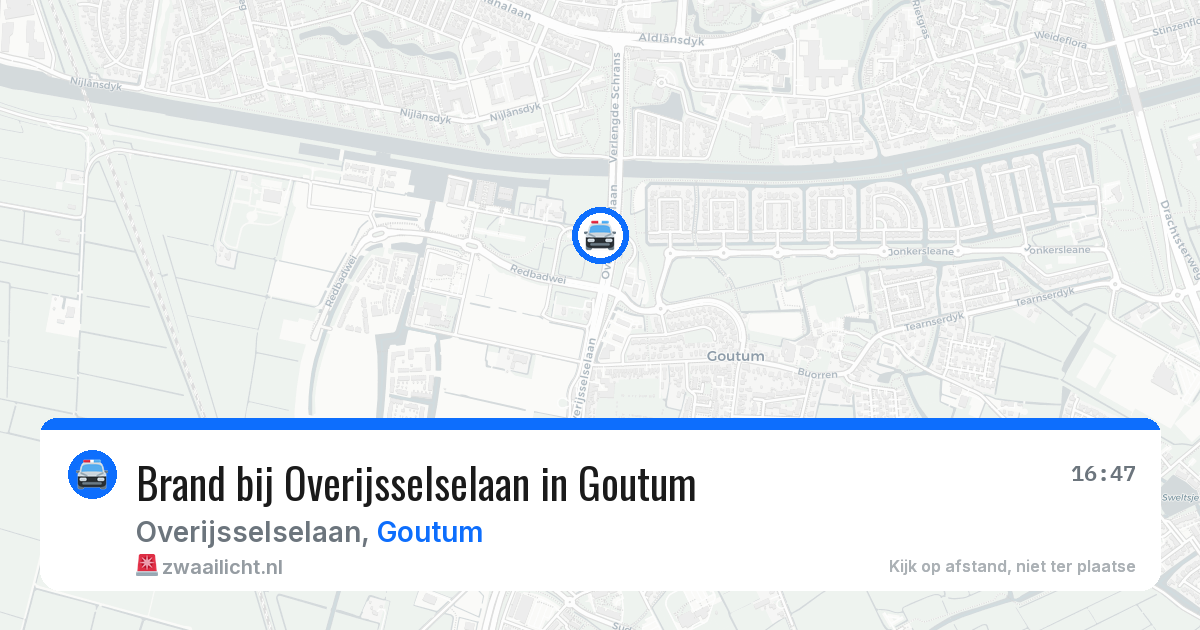 Brand bij Overijsselselaan in Goutum — 9 jun 2026