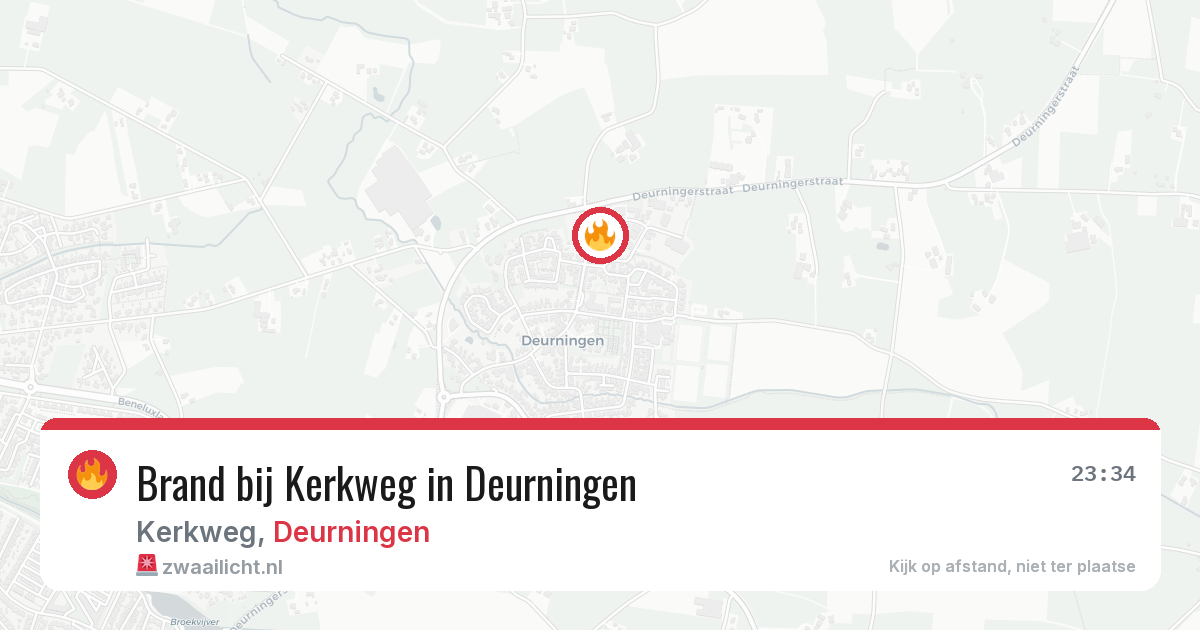Brand bij Kerkweg in Deurningen — 19 jun 2026