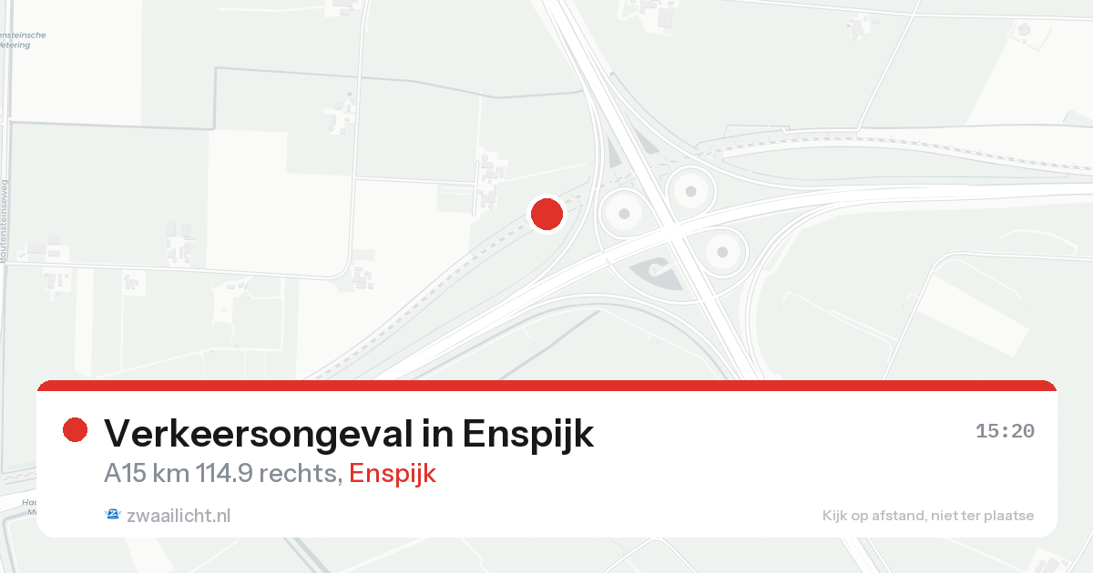 Verkeersongeval in Enspijk — 11 aug 2026