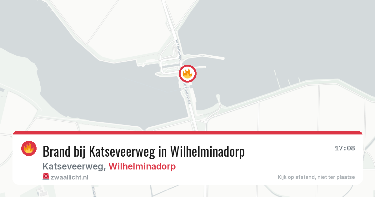 Brand bij Katseveerweg in Wilhelminadorp — 24 mei 2026
