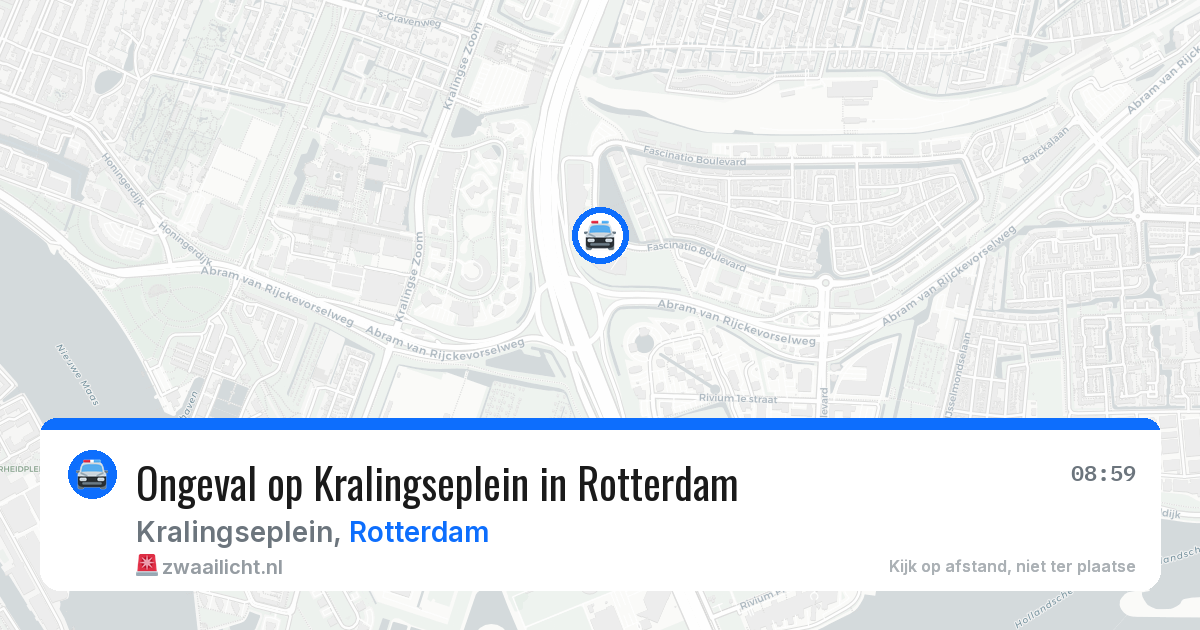 Ongeval op Kralingseplein in Rotterdam — 22 apr 2026
