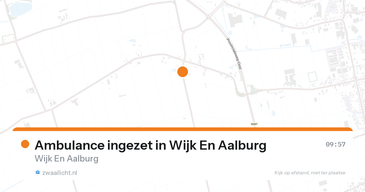 Ambulance ingezet in Wijk En Aalburg — 27 aug 2026