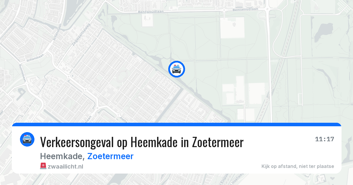 Verkeersongeval op Heemkade in Zoetermeer — 7 jul 2026