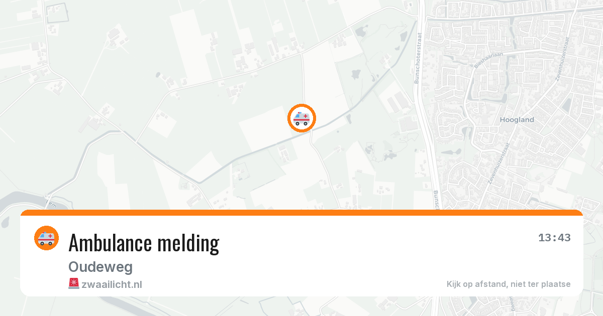 Ambulance melding — 6 apr 2026