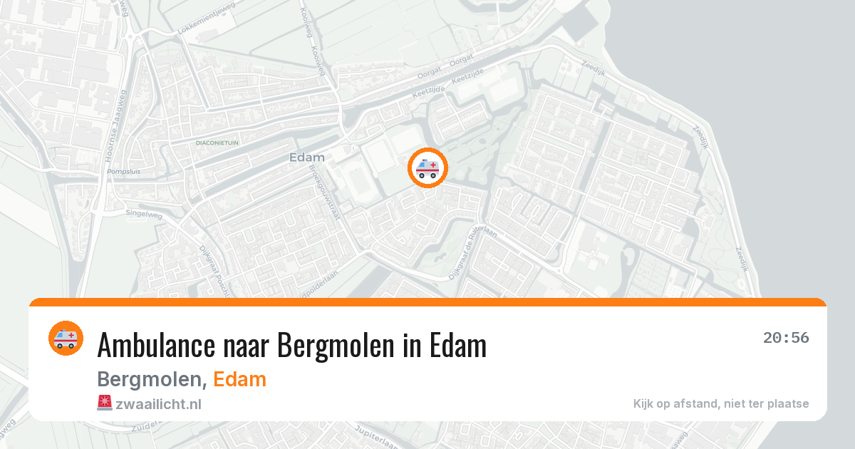 Ambulance naar Bergmolen in Edam — 12 feb 2026