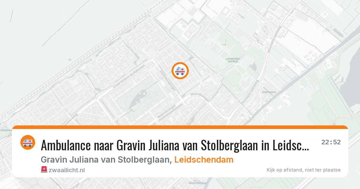 Ambulance naar Gravin Juliana van Stolberglaan in Leidschendam — 26 jun 2026