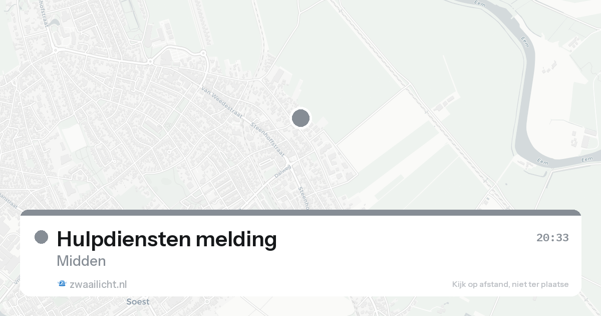 Hulpdiensten melding — 31 jan 2026