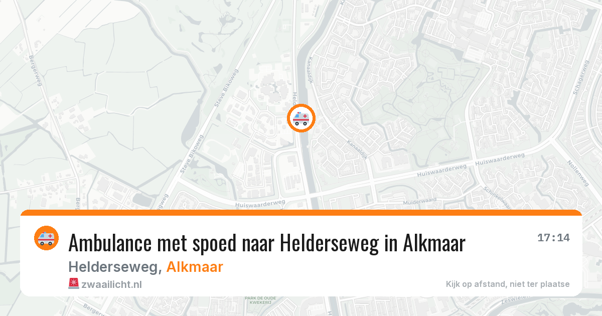 Ambulance met spoed naar Helderseweg in Alkmaar — 29 jun 2026